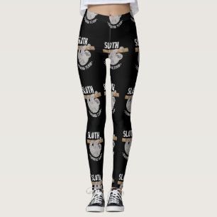Kute Distsed Sleuf Running Team Leggings