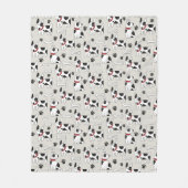 Kute Dogs Pattern dekens (Voorkant)
