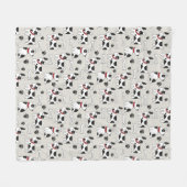 Kute Dogs Pattern dekens (Voorkant (Horizontaal))