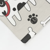 Kute Dogs Pattern dekens (Hoek)