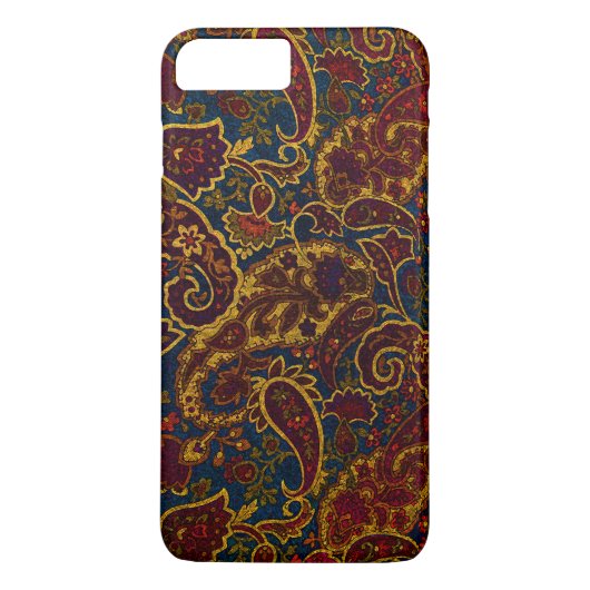 Kute donkerbruine paisleyvormig ontwerp Case-Mate iPhone case (Achterkant)