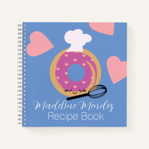 Kute Donut Bakery Recipe Kinder Blue Notitieboek