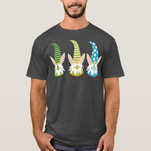 Kute Drie kalkoenen met bunny oren holding e T-shirt