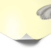 Kute en elegante kleine muis foto afdruk (Hoek)