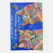 Kute en kleurrijke keukenhanddoek (Verticaal)