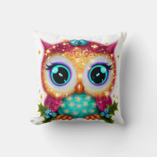 Kute en Schattige Kawaii Baby Owl Kussen