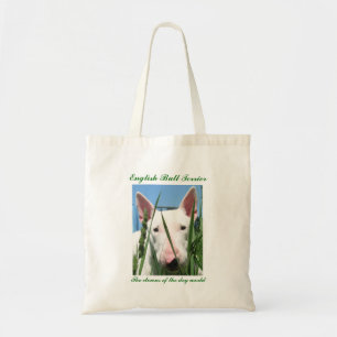 Kute English Bull Terrier-Clowns of the Dog World Tote Bag
