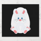 Kute esembunny en eicel bier etiket (Enkel label)