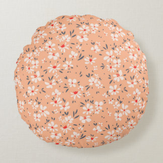 Kute florale patroon in de kleine bloem. Ditsy pri Rond Kussen