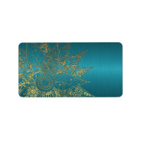 Kute flower henna hand getrokken design