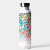 Kute Flowers Butterflies, Custom Name Monogram Waterfles (Links)