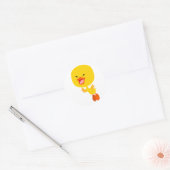 Kute Flying Cartoon Ducking Sticker (Envelop)