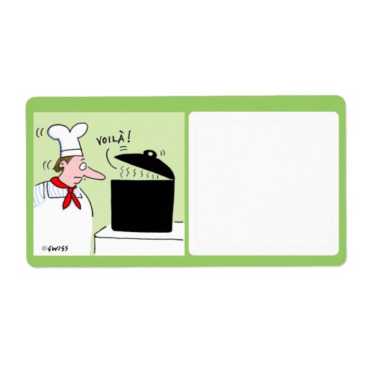 Kute Food Storage Label (Voorkant)