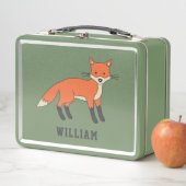 Kute fox aangepaste naam terug naar school (In situ)