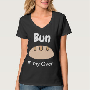 Kute & Funny Pap in My Oven Black T-shirt