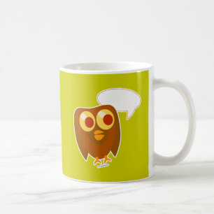 Kute  Gezegde Owl Cartoon Character Koffiemok
