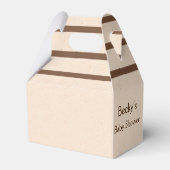 Kute Giraffe Cartoon sterren Baby shower Bedankdoosjes (Achterkant)