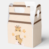 Kute Giraffe Cartoon sterren Baby shower Bedankdoosjes (Geopend)