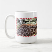Kute Giraffe Mok, 17:00 uur ergens, lange nektijd! Koffiemok (Links)