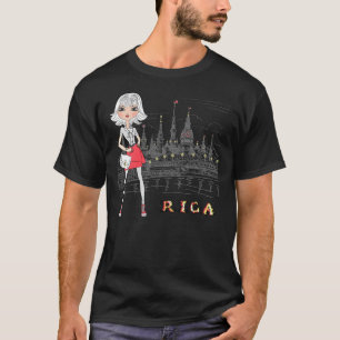 Kute girl in Riga, Letland Classic T-Shirt