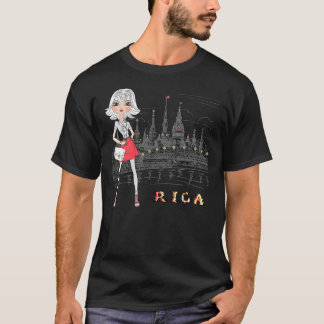 Kute girl in Riga, Letland Classic T-Shirt
