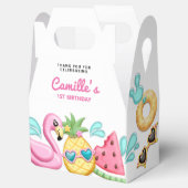 Kute Girl Summer Beach Bedankdoosjes (Geopend)