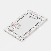 Kute Girly Dress omhoog Post-it® Notes (Schuin)