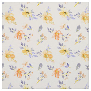 Kute Girly Waterverf Flower Floral Pattern Throw  Stof