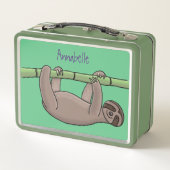 Kute glimlach op bamboe cartoon afbeelding (Achterkant)