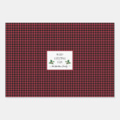 Kute Gnomes kerst Light Shine Forest Tree Star Inpakpapier Vel (Voorkant 2)