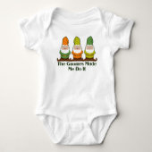 Kute Gnomes maakte dat ik het groen deed Romper (Voorkant)