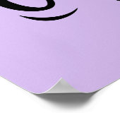 Kute goot vriendelijkheid rond als confetti poster (Hoek)