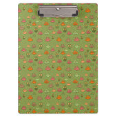 Kute Green Owl Cliboard Klembord (Voorkant)