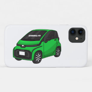 Kute groene micromaatwagen iPhone 11 hoesje