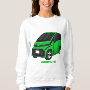 Kute groene micromaatwagen trui