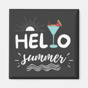 Kute Hallo Summer Beach Magneet