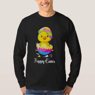 Kute Happy Paasdag 2021 Kies met paaseieren B T-shirt