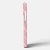 Kute hartroze herhalingsnaam Case-Mate iPhone case (Achterkant / Links)