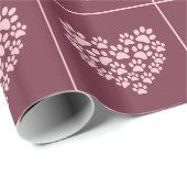 Kute hartwappapier cadeaupapier (Rol Hoek)