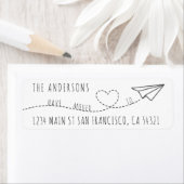 Kute hebben we een modern hartverschrijvingsveld g etiket (Insitu)