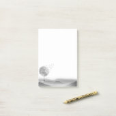 Kute Hot Air Ballon Dandelion Seeds Baling Post-it® Notes (Op bureau)