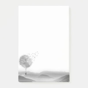 Kute Hot Air Ballon Dandelion Seeds Baling Post-it® Notes