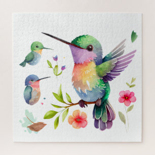 Kute Hummingvogels voor vogelovers op Legpuzzel