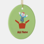 Kute Jack in de doos Keramisch Ornament (Rechts)