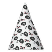 Kute karakter panda kinderverjaardag feesthoedjes (Rechts)