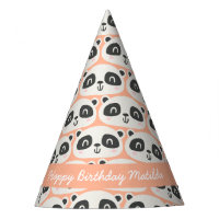 Kute karakter panda kinderverjaardag
