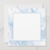 Kute kat watercolor kerstkaart kaart (Achterkant)