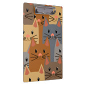 Kute katten Kleurrijk Kat Face Collage Klembord (Rechts)