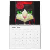 Kute kattenvacht Moderne Art 2022 Wall Kalender (Jan 2026)