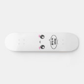 Kute Kawaii klaar om te rollen!" - Meisjesbord Skateboard (Horizontaal)